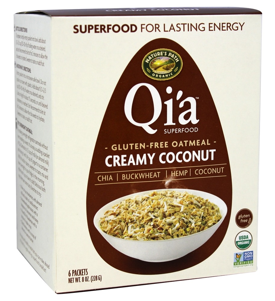 Nature's Path Organic - Qi'a Superfood Oatmeal Creamy Coconut - 6 Packet(s)