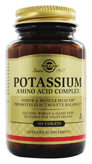 Solgar - Potassium Complex (Amino Acid Complex) - 100 Tablets