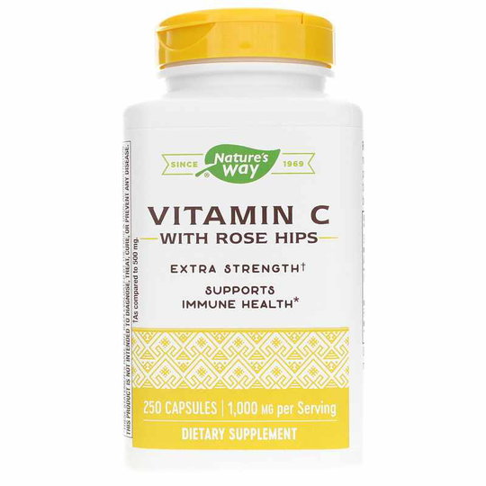 Natures Way Vitamin C with Rose Hips Extra Strength 250 Capsules
