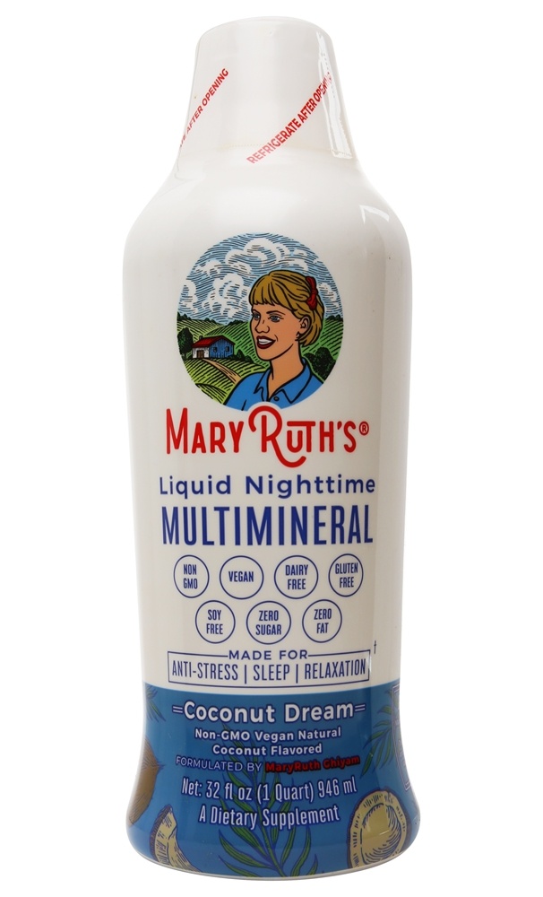 MaryRuth Organics - Nighttime Multimineral Liquid Coconut Dream - 32 fl. oz.