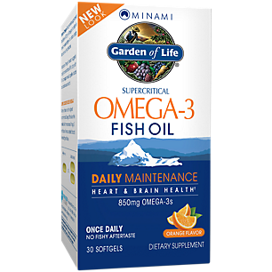 Minami Daily Maintenance Omega-3 Fish Oil - 130mg DHA / 590mg EPA - Orange (30 Softgels)