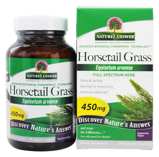 Nature's Answer - Horsetail Grass Single Herb Supplement - 90 Capsules