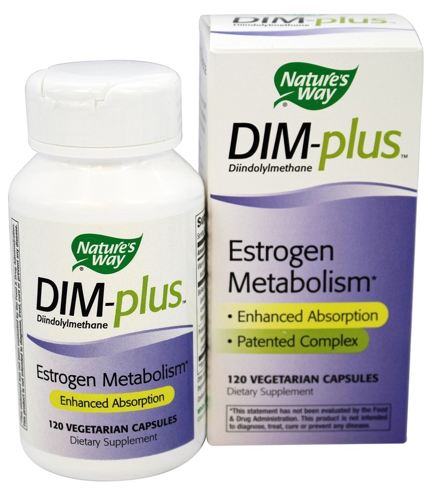 Nature's Way - DIM-Plus Estrogen Metabolism Formula - 120 Vegetarian Capsules