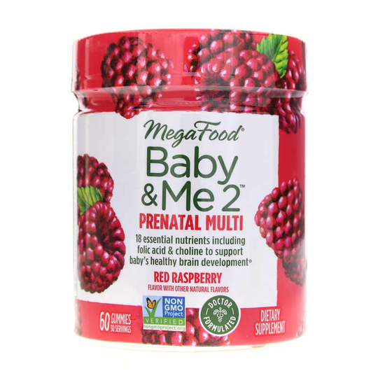 Megafood Baby & Me 2 Prenatal Multi Gummies 60 Gummies