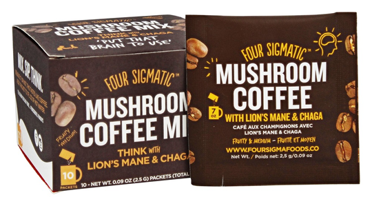 Four Sigmatic - Mushroom Coffee Mix with Lion's Mane & Chaga - 10 Packet(s)