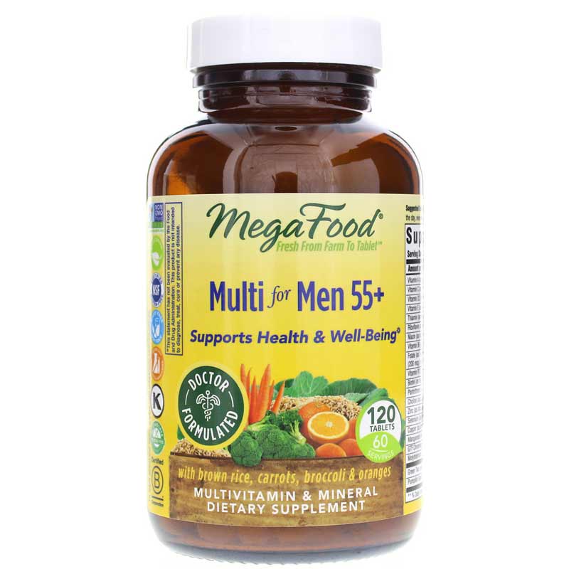 Megafood Multi for Men 55+ 120 Tablets