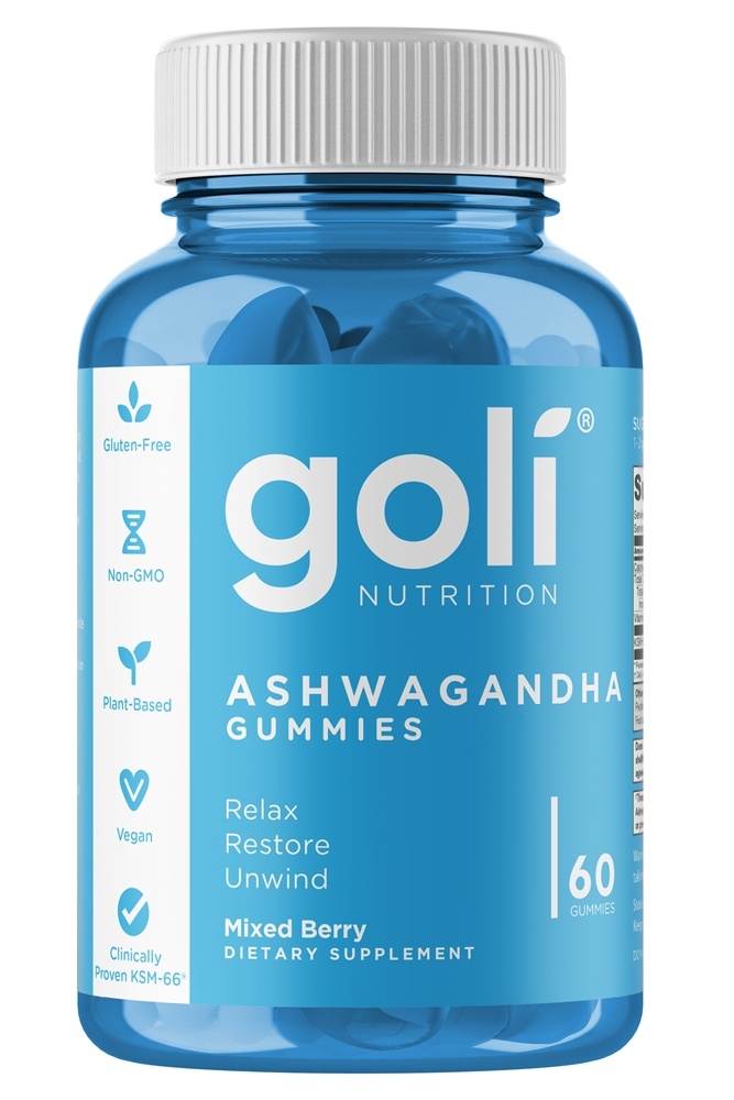 Goli Nutrition - Ashwagandha Plus Vitamin D Gummies Mixed Berry - 60 Gummies