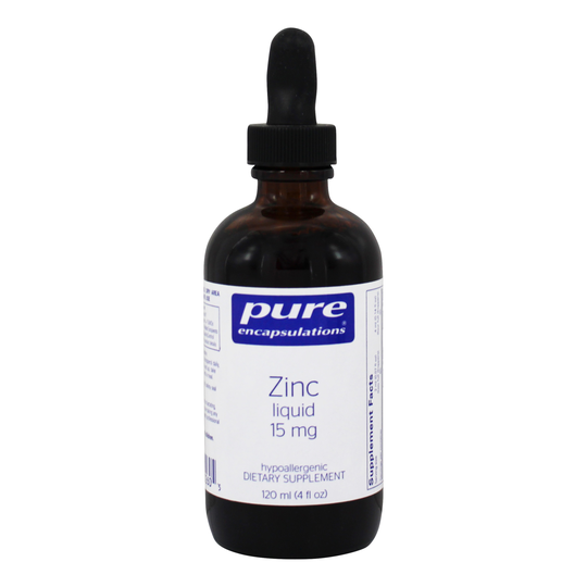 Pure Encapsulations - Liquid Zinc 15 mg. - 120 ml.