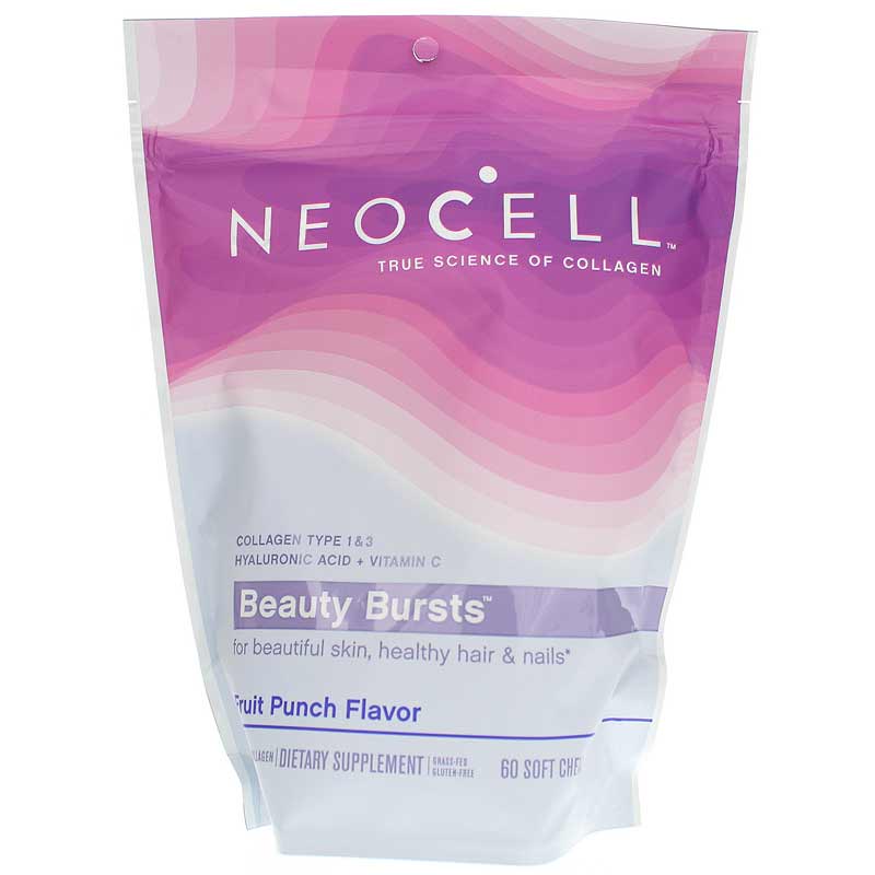 NeoCell Beauty Burst Collagen Soft Chews Fruit Punch 60 Soft Chews