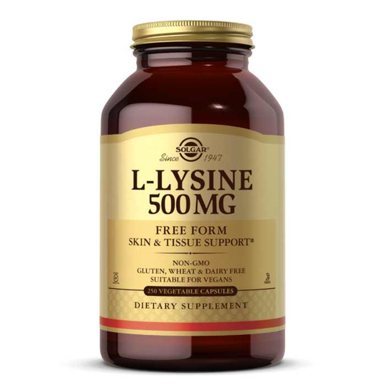 Solgar L-Lysine 500 Mg 250 Veg Capsules
