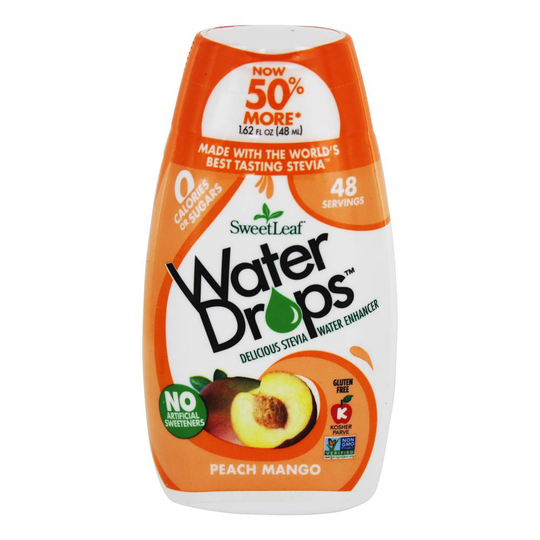 SweetLeaf - Water Drops Stevia Water Enhancer Peach Mango - 1.62 fl. oz.