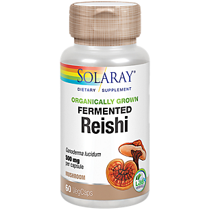Organically Grown Fermented Reishi Mushroom - 500 MG (60 Vegetable Capsules)