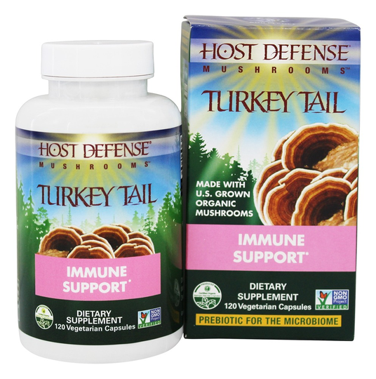 Host Defense - Turkey Tail Immune Support - 120 Vegetarian Capsules