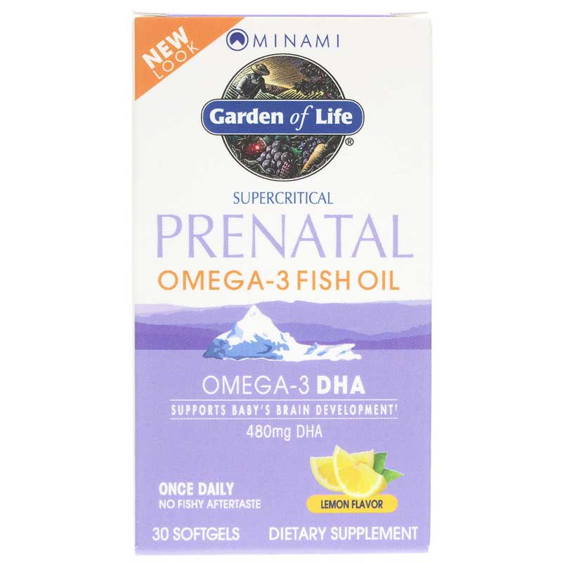 Garden of Life Minami Prenatal Omega-3 Fish Oil 30 Softgels