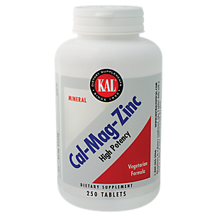 High Potency Calcium-Magnesium-Zinc (250 Tablets)