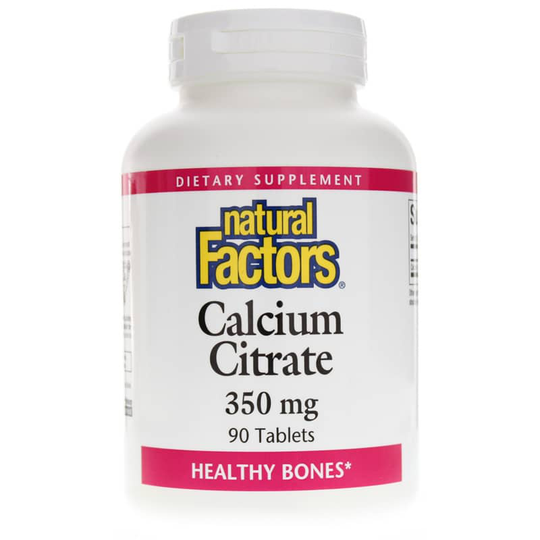 Natural Factors Calcium Citrate 350 Mg 90 Tablets