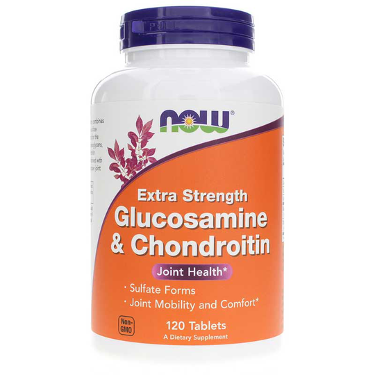 NOW Foods Glucosamine & Chondroitin Extra Strength 120 Tablets