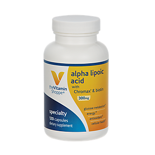 Alpha Lipoic Acid Antioxidant with Chromax® & Biotin - 300 MG (120 Capsules)
