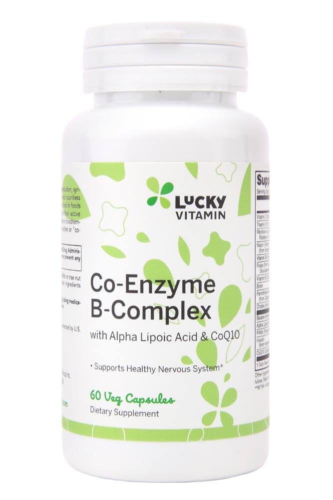LuckyVitamin - Co-Enzyme B-Complex - 60 Veg Capsules