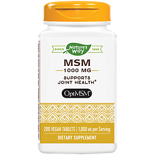 MSM OptiMSM - Supports Joint Health - 1,000 MG (200 Vegan Tablets)