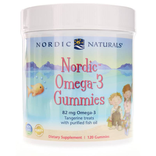 Nordic Naturals Nordic Omega-3 Gummies Tangerine 120 Gummies