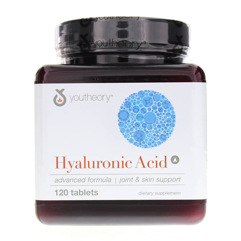Youtheory Hyaluronic Acid Advanced Formula 120 Tablets