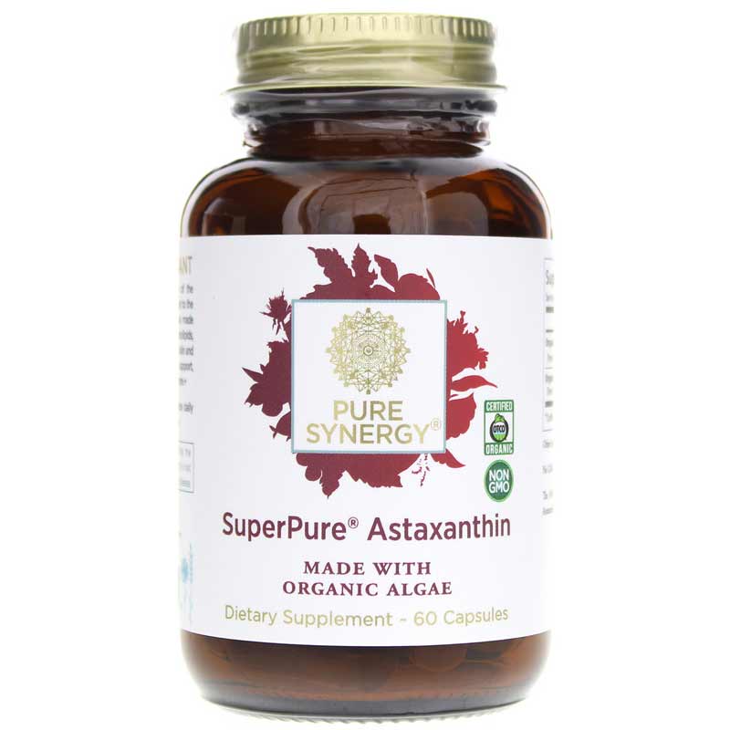 Pure Synergy SuperPure Astaxanthin Organic Algae 60 Capsules