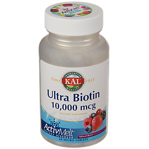 Ultra Biotin - Instant Dissolve - Natural Mixed Berry Flavor - 10,000 MCG (60 Micro Tablets)