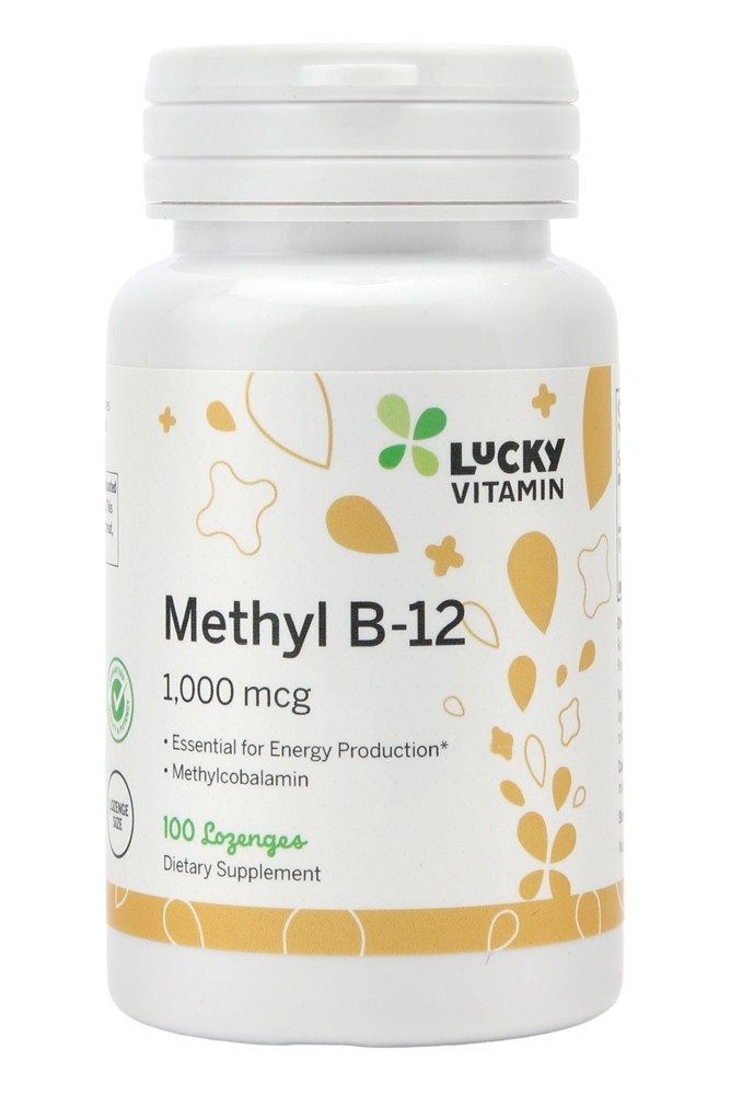 LuckyVitamin - Methyl B12 1000 mcg. - 100 Lozenges