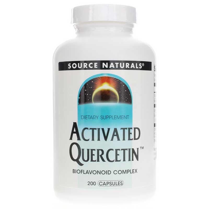 Source Naturals Activated Quercetin Bioflavonoid Complex Capsules 200 Capsules