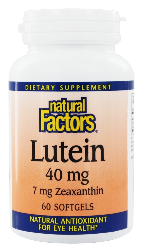 Natural Factors - Lutein 40 mg. - 60 Softgels