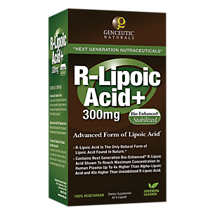 R-Lipoic Acid+ - Advanced Form of Lipoic Acid - 300 MG (60 Vegetarian Capsules)
