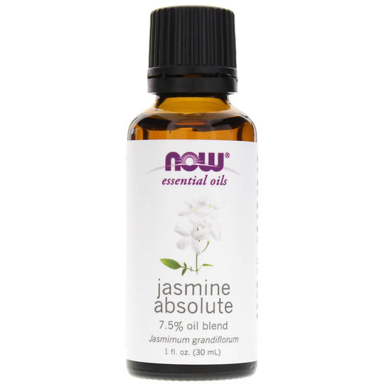 NOW Foods Jasmine Absolute 7.5% Essential Oil Blend 1 Oz