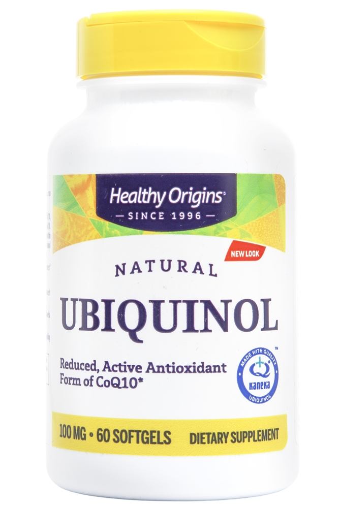 Healthy Origins - Natural Ubiquinol Kaneka QH 100 mg. - 60 Softgels