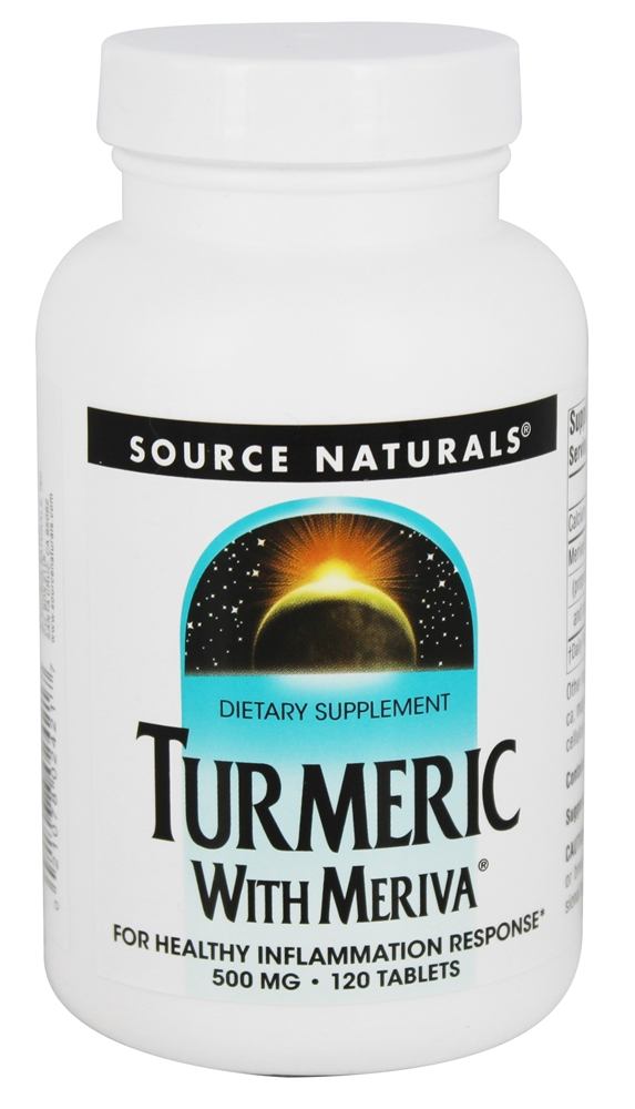 Source Naturals - Turmeric with Meriva 500 mg. - 120 Tablets