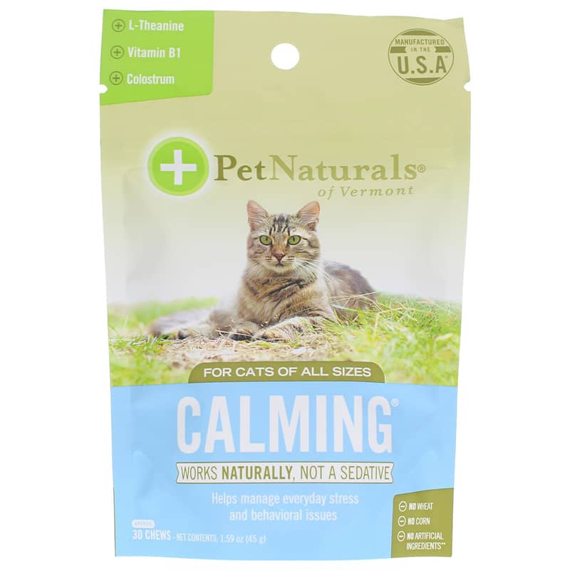 Pet Naturals Of Vermont Calming for Cats of All Sizes 30 Chewables