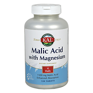 Malic Acid with Magnesium - 1,500 MG (120 Tablets)