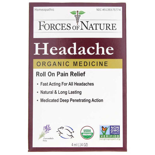 Forces Of Nature Headache Pain Relief Roll On .14 Oz