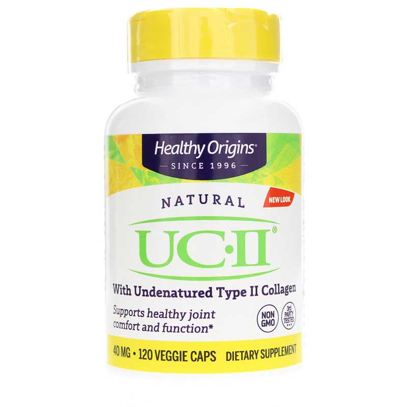 Healthy Origins Uc-Ii with Undenatured Type II Collagen 40 Mg 120 Veg Capsules