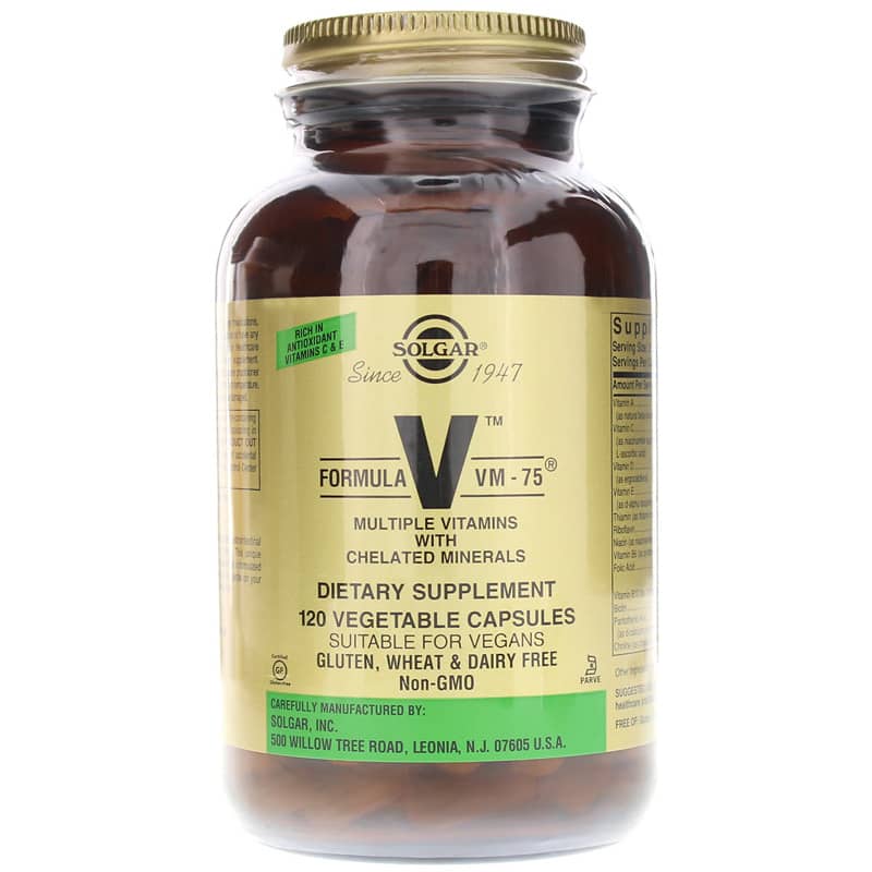 Solgar Formula Vm-75 Capsules 120 Veg Capsules