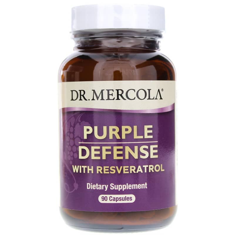 Dr. Mercola Purple Defense with Resveratrol 90 Capsules