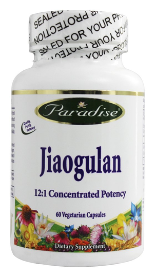 Paradise Herbs - Jiaogulan - 60 Vegetarian Capsules