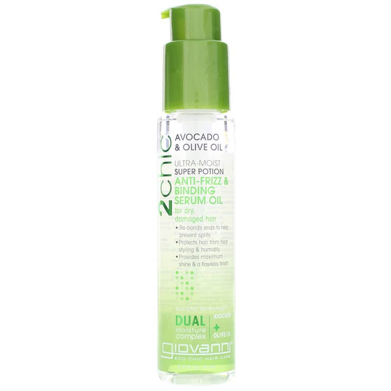 Giovanni 2 Chic Ultra-Moist Super Potion Anti-Frizz Binding Serum 2.75 Oz