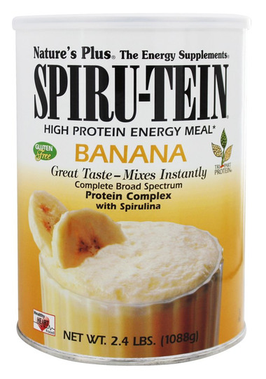 Natures Plus - Spiru-Tein High Protein Energy Meal Banana - 2.4 lbs.