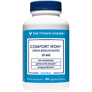 Comfort Iron - Gentle, Non-Constipating - 25 MG (180 Vegetable Capsules)