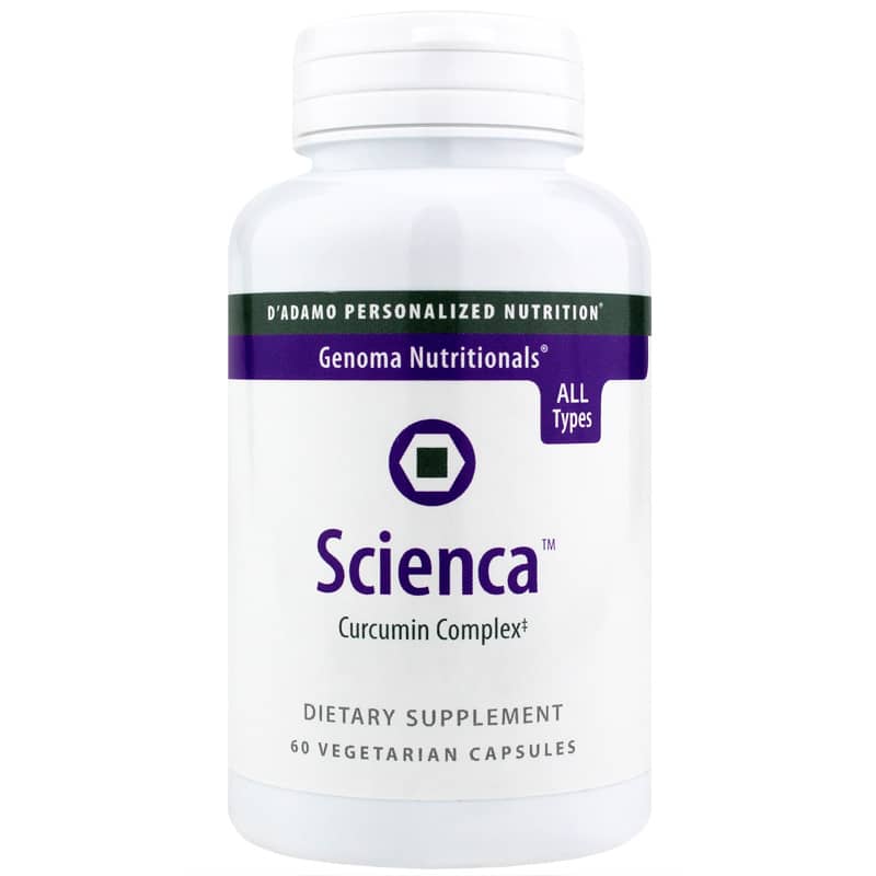 D Adamo Personalized Nutrition Scienca Curcumin Complex 60 Veg Capsules