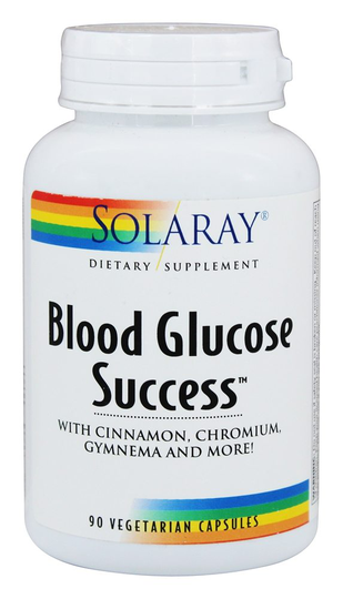 Solaray - Blood Glucose Success - 90 Vegetarian Capsules