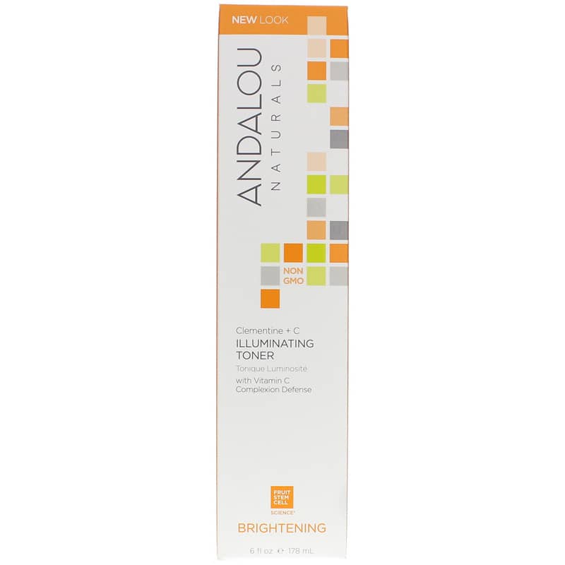 Andalou Naturals Clementine + C Illuminating Toner, Brightening Formula 6 Oz
