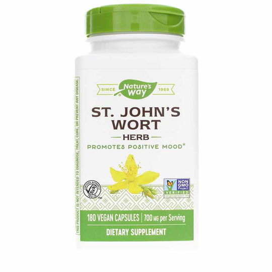 Natures Way St. John's Wort 180 Vegan Capsules