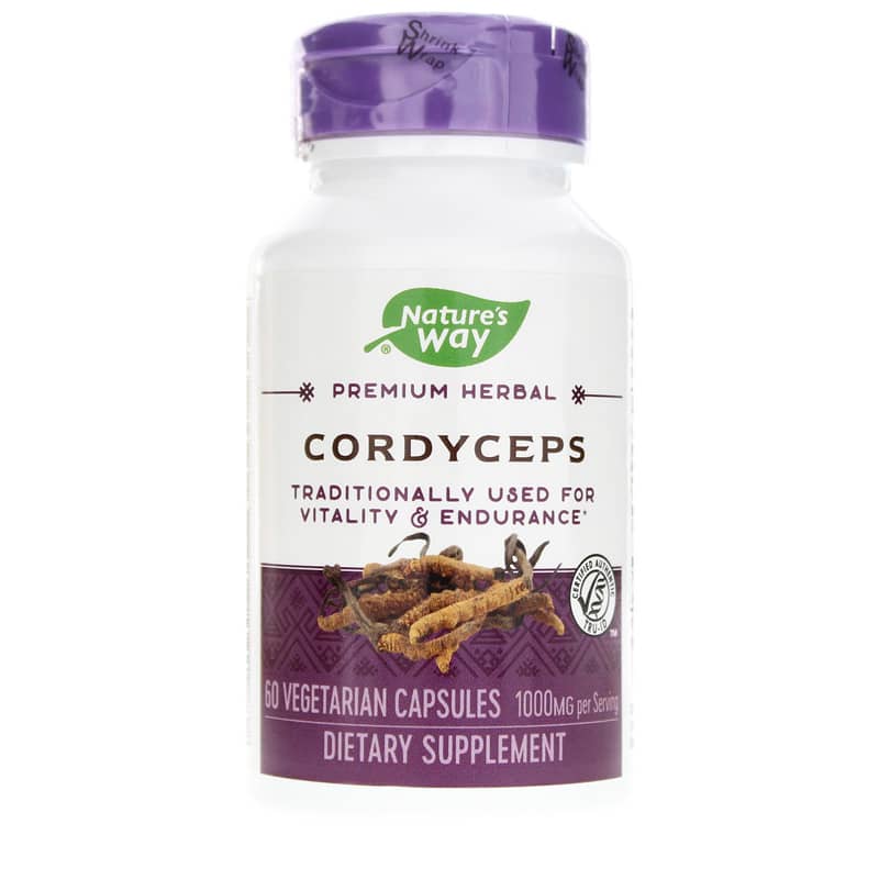Natures Way Cordyceps 60 Veg Capsules